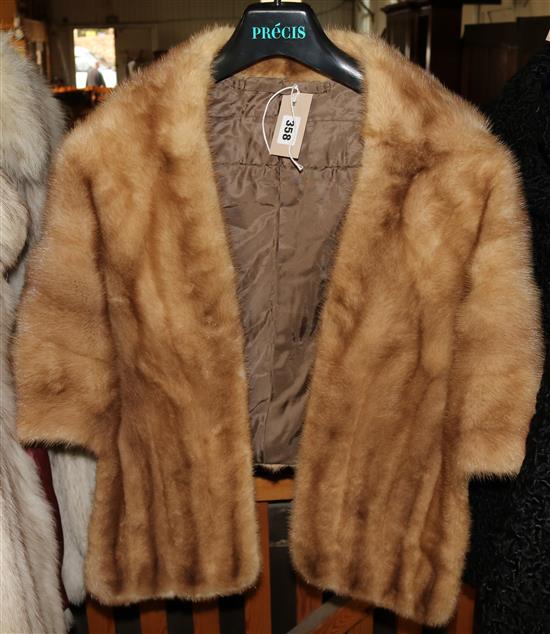 Mink fur stole